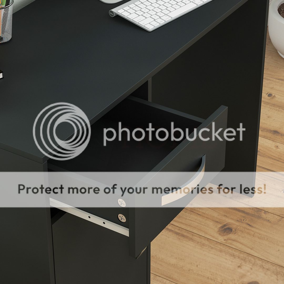 Computertisch 1 Schublade 1 Tür Laptop PC Tisch Büro Arbeitsstation